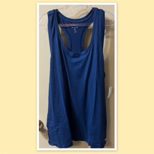 Amazon Essential Navy Blue ACTIVE  Racer Back TANK ~ Size Large